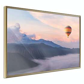 Artgeist Poster Affisch It Is Worth Dreaming 45x30cm Guld Ram
