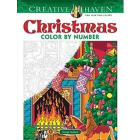 George Toufexis: Creative Haven Christmas Color by Number