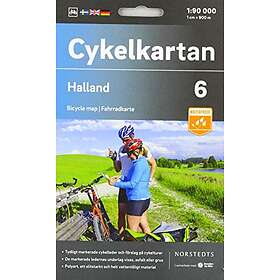 : Cykelkartan Blad 6 Halland Skala 1:90 000