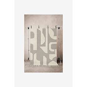 Jotex HASSANE ullmatta 170x230 cm Grey/naturvit 230 170