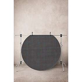 Jotex SCOTT slätvävd Teppe ø 110 cm Grønn/brun