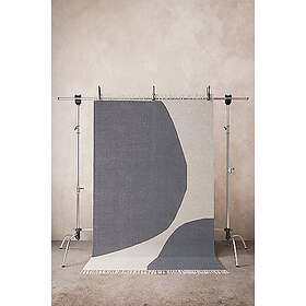 Jotex STONES ullmatta 160x230 cm Offwhite/stålgrå 230 160