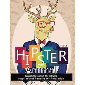 Hipster Coloring Book, GeorgiaADabney: Hipster Animal Coloring Book For Adults: You've Probably Never Colored It (Sacred Mandala Designs and