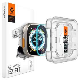 Spigen Apple Watch Ultra Skärmskydd GLAS.tR EZ Fit 2-pack