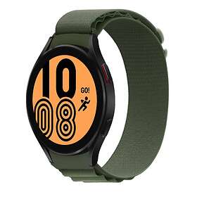 Artic Elastiskt nylon Armband Samsung Galaxy Watch 4 (44mm) Army