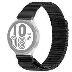 Skalo Milanese Loop till Samsung Watch 4 44mm Svart
