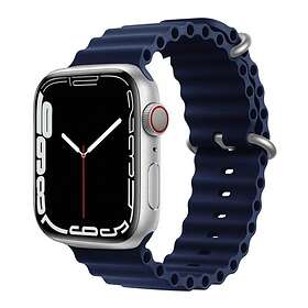 RIB Sport Armband Apple Watch 7 (45mm) Mörkblå