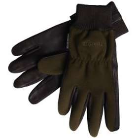 Harkila Pro Shooter Gloves Shadow Brown Gore Windstopper Leather Palm Hunting 