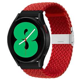 Flätat Elastiskt Armband Samsung Galaxy Watch 4 (44mm) Mörkröd