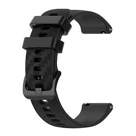 Klockarmband 20 mm Omega/Huawei/ Samsung Galaxy Watch silikon svart