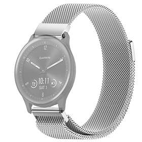 Skalo Milanese Loop till Garmin Vivomove 3 Silver