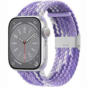 Flätat Elastiskt Armband Apple Watch 8 (41mm) Gradient purple