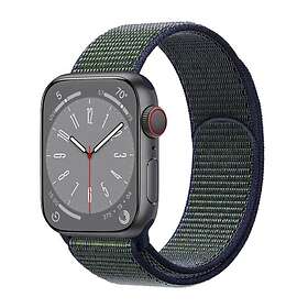 Nylon Armband Apple Watch 8 (41mm) Midnight fog