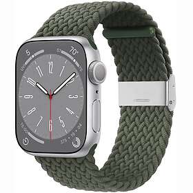 Flätat Elastiskt Armband Apple Watch 8 (41mm) Army