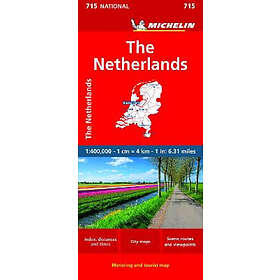 Michelin: The Netherlands Michelin National Map 715