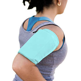 A-One Brand Elastic Fabric Armband L Running Fitness Blå