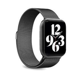 Puro Apple Watch 42/49 mm Armband Milanese Svart