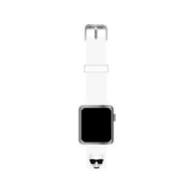 Karl Lagerfeld Apple Watch 38/40/41mm Strap Silicone Choupette Heads Vit