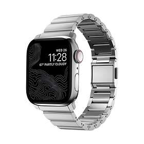 Nomad Apple Watch 38/40/41mm Armband Steel Band Silver