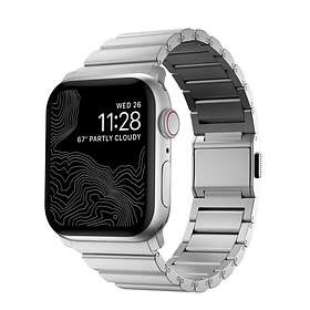 Nomad Apple Watch 42/44/45mm/Apple Watch Ultra Armband Aluminum Band Silver