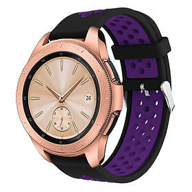 Lux-Case Samsung Galaxy Watch (42mm) klockarmband silikon tvåfärgad ihålig – Sva