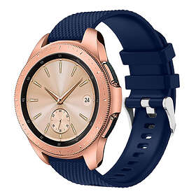 Lux-Case Samsung Galaxy Watch (42mm) silicone watch band replacement Dark Blue B