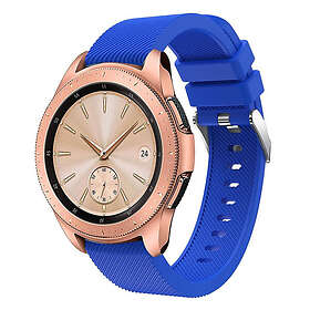Lux-Case Samsung Galaxy Watch (42mm) klockarmband silikon kypra textur Ljusblå B