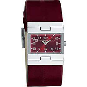 Breil klockarmband TW0601 Läder Svart sömmar svart