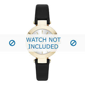 DKNY klockarmband NY2413 Läder Svart 12mm