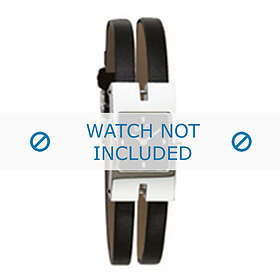 Dolce & Gabbana klockarmband 3719250559 Läder Svart 6mm