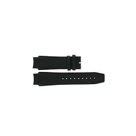 Dolce & Gabbana klockarmband 3719770097 Läder Svart 20mm sömmar svart