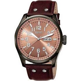 Esprit klockarmband ES103151002 Läder Brun 25mm sömmar brun