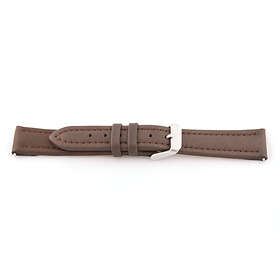 EXC Klockarmband i äkta läder mörkbrun 22mm EX-K 63 60 06