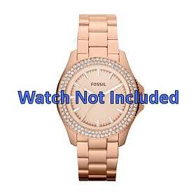 Fossil klockarmband AM4454 Stål Guld (Rosé) 18mm