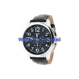 Guess klockarmband W10562G3 Läder Svart 22mm