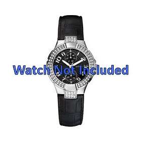 Guess klockarmband W11607L2 Läder Svart 19mm