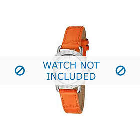 Lacoste klockarmband 2000513 / LC-05-3-14-0167 Läder Apelsin 13mm sömmar orange
