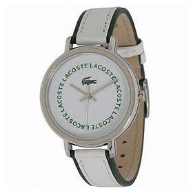 Lacoste klockarmband 2000580 / LC-33-3-14-2200 Läder Vit 14mm sömmar vitt