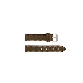 Timex klockarmband P49874 Läder Brun 20mm sömmar vitt