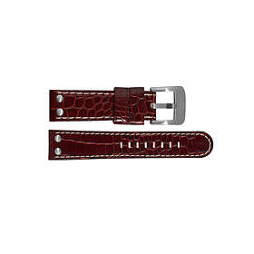 TW Steel klockarmband TWB36 Läder Brun 22mm sömmar vitt