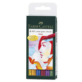 Faber-Castell PITT artist pen B 6p basic