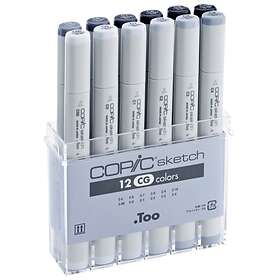 Copic Sketch 12-set CG Cool Grey