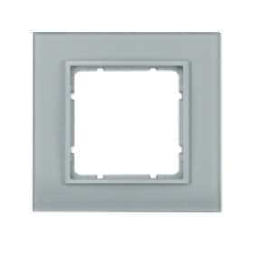 Berker Ramme 1 modul B.7 glas alu 10116414