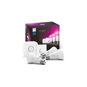 Philips Hue White and Colour Ambiance Starter Kit A60 1100lm 2700K E27 9w (3-pack)