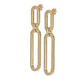 astrid&agnes EXCELLENT Long örhänge Guld