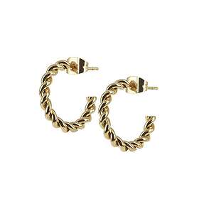 astrid&agnes TWIST Medium örhänge Guld