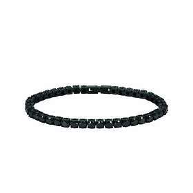 astrid&agnes GLIMRA 4mm armband Svart/Svart