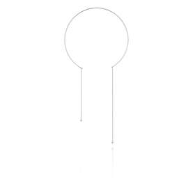 CU Jewellery Brilliant bangle halsband double Silver