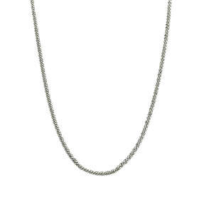CU Jewellery Roof big plain halsband Silver 40-45 cm