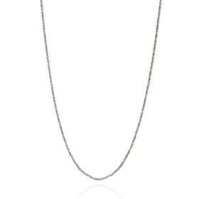 CU Jewellery Roof plain halsband Silver 39-44 cm